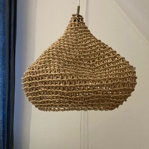 Handwoven Rattan Pendant Lamp Shade